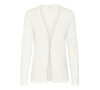 KAFFE Strickjacke KAfenia Damen Strickjacke Langarm Offen V-Ausschnitt Lang Cardigan Chalk XS
