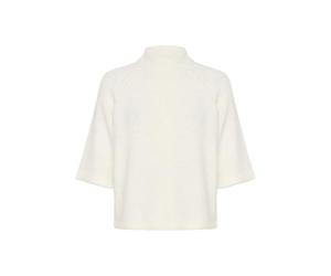 KAFFE Strickpullover KAemilie L, Chalk