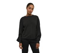 KAFFE Strickpullover KAlone Strickpullover Damen Elegant Rundhals Mode Pullover Casual Winterpullover Gestrickter Black Deep XXL