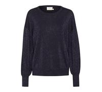 KAFFE Strickpullover KAregina Damen Strickpullover Glitzer Langarm Winter Pullover Casual Elegant Dawn Purple M