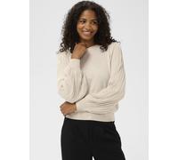 Kaffe Strickpullover KAregina Damen Viskose beige, L