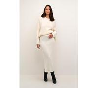 Kaffe Strickrock in Creme - Größe L | Damenroecke