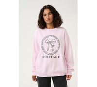 Kaffe Sweatshirt "Ellen" in Rosa - Größe S | Damen Sweatshirts Jacken