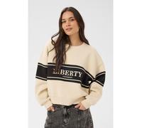 Sweatshirt KAFFE "Sweatshirt KAassia", Damen, Gr. XS, beige (turtledove), Obermaterial: 85% Baumwolle CO. 15% Polyester PES., Sweatshirts Sweatshirt (69053642-XS) turtledove