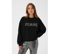 Kaffe Sweatshirt in Schwarz - Größe XS | Damen Pullover Cardigans