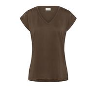 KAFFE T-Shirt KAlise Damen T-Shirt Kurzarm V-Ausschnitt Basic Shirt S, Mustang
