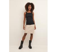 KAFFE Jerseytop KAcarna Damen Jerseytop Basic Sommer Casual Tank Top Unterhemd Shirt Ärmellos U-Ausschnitt Blusentop Black Deep S