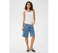 KAFFE Jerseytop KAcarna Damen Jerseytop Basic Sommer Casual Tank Top Unterhemd Shirt Ärmellos U-Ausschnitt Blusentop Optical White M