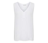 KAFFE Top KAamber Damen Tank Top Ärmellos Sommer Oberteile V-Ausschnitt BlusentopTanktops Bluse 42, Optical White