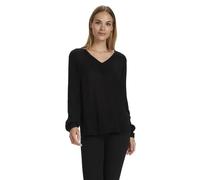 KAFFE Tunika Amber Damen Tunika Amber Langarm V Ausschnitt Shirt Casual Basic Black deep 46