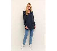 Kaffe Tunika "Amber" in Dunkelblau - 57% | Größe 34 | Damen Blusen