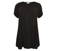 Kaffe Tunika in Schwarz - 39% | Größe 48 | Damen Blusen