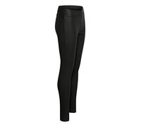 KAFFE Women's Legings Pleather Slim Fit Elastic Waist Full-Length Pull On