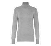 KAFFE Women's Rollneck T-Shirt Long Sleeves Slim Fit Hip Length Rib Edges