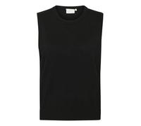 KAFFE Women's Slipover Knitted Sleeveless Round Neck Regular Fit Hip Length