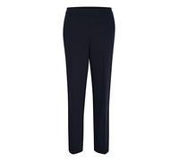 KAFFE Women's Trousers High-Waisted Elastic Waistband Cropped Length Regular Fit