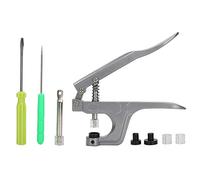 Kaffee-Druckknopfzange und Zange aus Leder, Handzange zum Nähen und Basteln, ohne Knopfverschluss