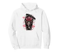 Kaffee Sarg Rosen Gothic Dark Aesthetic Frauen Pullover Hoodie