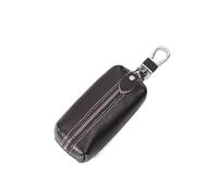 (Kaffee) Unisex-Schlüsseletuis aus echtem Leder, Schlüsselhalter für Herren, Haushaltsschlüssel-Organizer,