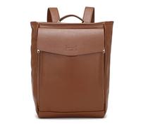 Kah&Kee Laptop-Rucksack aus Leder für Damen mit 14-Zoll-Laptop-Fach, ideal für Lehrer, Studenten und Arbeit, Braun, Medium, Casual
