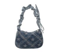 KAHDGSS Trendige Unterarm Geldbörse mit Karomuster, geräumige Umhängetasche, praktische Abendtasche aus Stoff, modische Handtasche für Damen und Mädchen, Schultertasche aus PU Leder