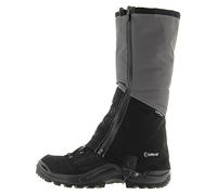 Kahtoola NAVAgaiter Tall GTX Gamaschen I wasserdichter Gore-TEX Stiefelschutz für Bergsteigen, Jagd, Off-Trail Wandern bei Schlamm, Schnee und Eis, Dunkelgrau, Schwarz, Größe S