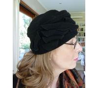 Kai Balke Damen Wollhut schwarz (schwarz)