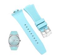 Kai Tian Silikon Uhrenarmband for Tissot PRX Watch Series, Soft Fluororubber FKM armband for Tissot PRX Powermatic 80,12mm Men Women Replacement Bands for Tissot PRX Series Watch 40mm mit Dornschließe