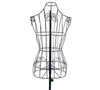Kaichenyt Metall Schneiderpuppe, Dekobüste Schaufensterpuppe 140-160cm Höhenverstellbar Kleiderpuppe Ständer Weiblich für Dekobüste Kleiderständer