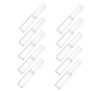 KAILIKETIY 10stücke Bleistiftbox aus Kunststoff Transparente Stifteaufbewahrungsbox Federmäppchen zum Organisieren von Schreibwaren Leicht und Tragbar für Schule und Büro