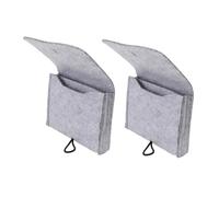 KAILIKETIY Aufbewahrungstasche für Ätherische Öle 2 Stück-Pack aus Filzvlies mit 6 Fläschchen Kapazität Kompakte Reisetasche für Aromatherapie Unterwegs