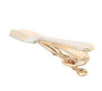 KAILIKETIY Krawattenklammern aus Kupfer mit Besteckdesign, vielseitiger Krawattenclip für Herrenanzüge bei Hochzeiten und Business Meetings