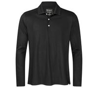 Kaipara - Merino Sportswear URBAN Merino Poloshirt Herren Langarm Regular 200 Black L
