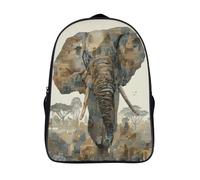 kaiyun Afrikanische Landschaft Kinder Schulranzen,Teenager Schulrucksack,Leichtgewicht Tagesrucksack Design 16 inch