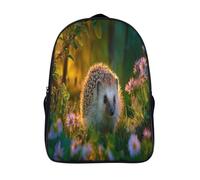 kaiyun Dschungel Rucksack Kinder Schulrucksack Licht der Morgendämmerung Schultasche 3D Gedruckte Grund- Und Mittelschüler Schulranzen 16 inch