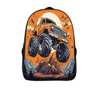 kaiyun Monster LKW Kinder Für Schule Und Reise Kinderrucksack Einstellschnalle Schultergurte,Outdoor Ultra LKW Backpack 16 inch