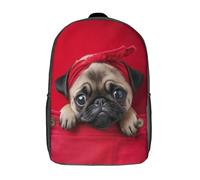 kaiyun Pocket Hund Schulrucksack Teenager Kinder Große Rucksack Tier Schulranzen Ranzen Seite Versteckte Taschen School Bag 17inch