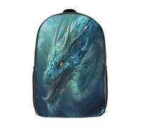 kaiyun Rucksäcke Kinder Schulrucksack Drachens 3D Gedruckte Dungeons-Stil Schultasche Für Grund- Und Mittelschüler 17inch
