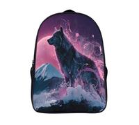 kaiyun Totenkopf mit Schleife auf dem Kopf Rucksack Kinder Schulrucksack Schultasche 3D Gedruckte Grund- Und Mittelschüler Schulranzen 16 inch