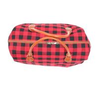 KAJNBN Canvas Reisetasche Kariert 22 Zoll Leichte Vielseitige Handtasche mit Großer Kapazität für Strand Reise und Outdoor