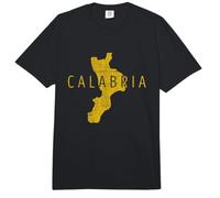Kalabrische Karte Word Art - Kalabrien Italien Souvenir Comfort Colors Adult Heavyweight T-Shirt