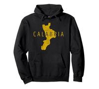 Kalabrische Karte Word Art - Kalabrien Italien Souvenir Pullover Hoodie