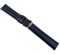 Kalb Matt Ersatzband Uhrenarmband Kalbsleder Dunkelblau 20637G