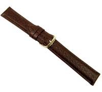Kalb Matt Ersatzband Uhrenarmband Kalbsleder Dunkelbraun 20639G