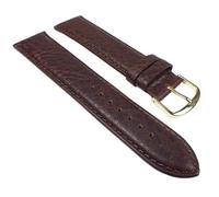 Kalb Matt XL Ersatzband Uhrenarmband Kalbsleder Dunkelbraun 23264G