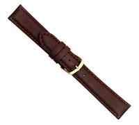 Kalb Wasserfest Ersatzband Uhrenarmband Kalbsleder Dunkelbraun 20575G
