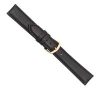 Kalb Wasserfest Ersatzband Uhrenarmband Kalbsleder schwarz 20571G