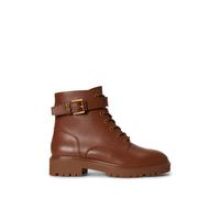 Kalbslederstiefelette Allyson mit Logo EU 37.5 Brown
