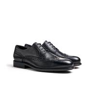 LLOYD Herren Kaleb, Männer Businessschuhe,lose Einlage,Extraweit,rahmengenäht,Welted,Full-Brogue,Derby,schnürung,elegant,SCHWARZ,40.5 EU / 7 UK