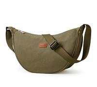 KALIDI Crossbody Bag Damen Groß Half Moon Bag Damen Schultertaschen Umhängetasche mit verstellbarem Gurt Nylon Hobo Bag (Grün2)